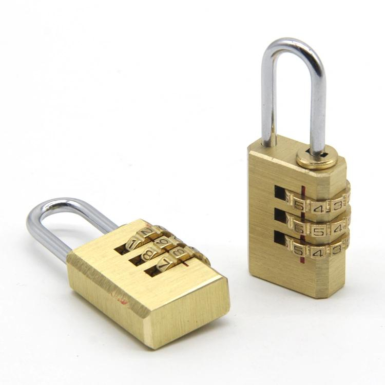 Brass Zinc Alloy Combination Padlock Travel Padlock Password Padlock Digital Padlock