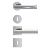 Stainless Steel Ultra Thin Magnetic Rose Wooden Door Lever Handle