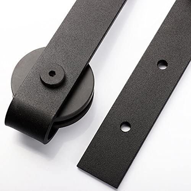 Wooden Sliding Barn Door Hardware Mini Barn Door Track Kit DIY TV Stand Console Tool