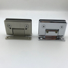 PSS And SSS Stainless Steel 90 Degree Glass To Wall Glass Clamps Door Hinges 