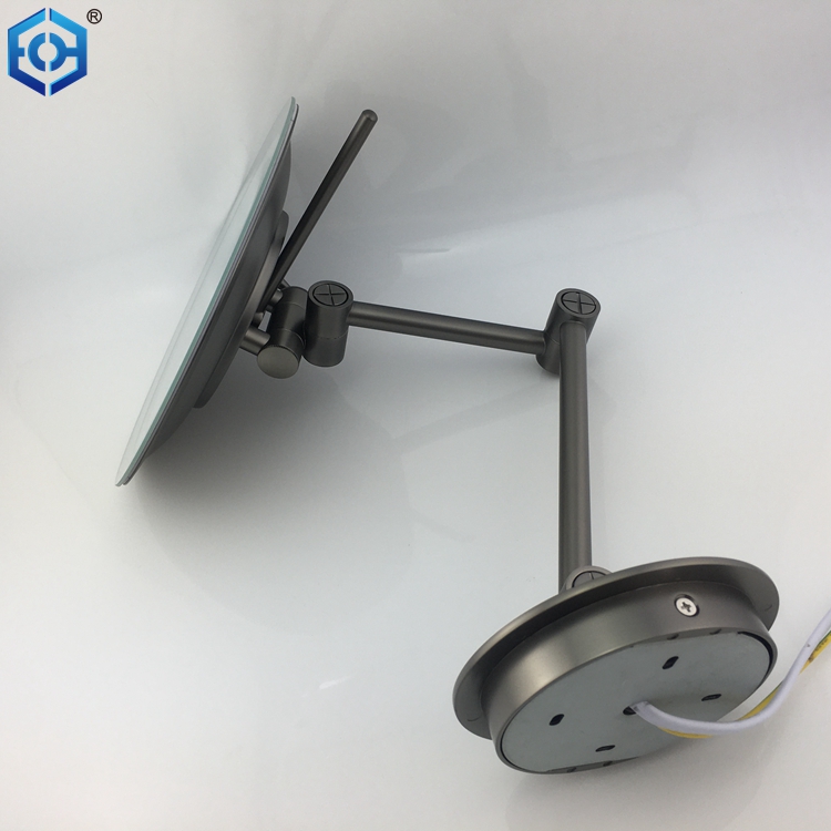 foldable light up mirror