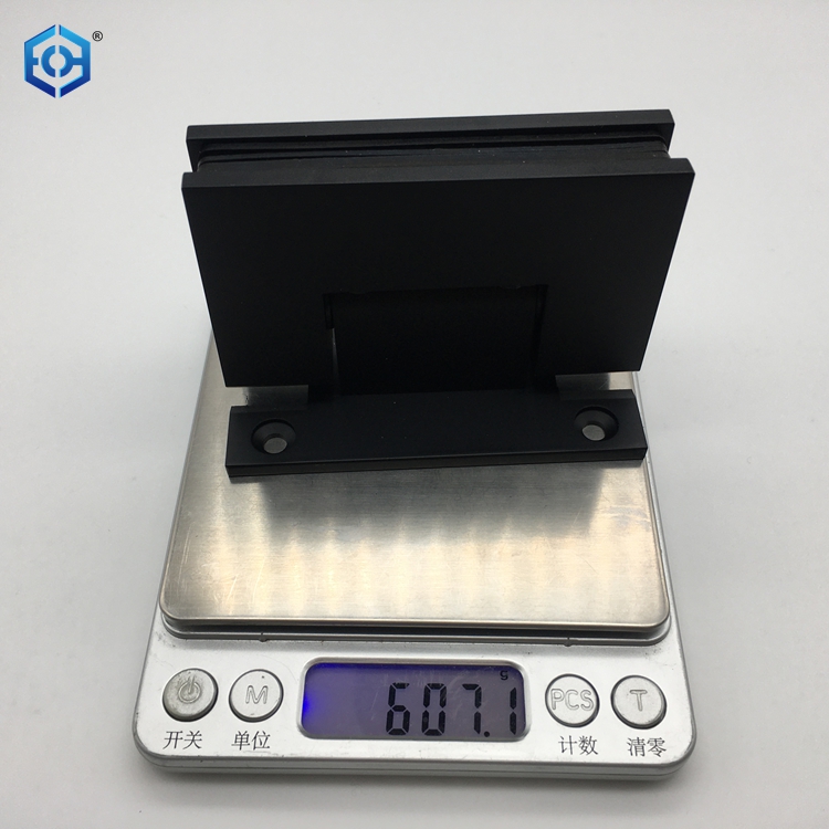 glass door hinge chrome