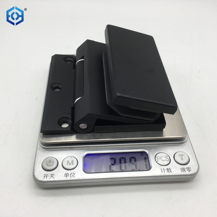 continuous glass door hinge