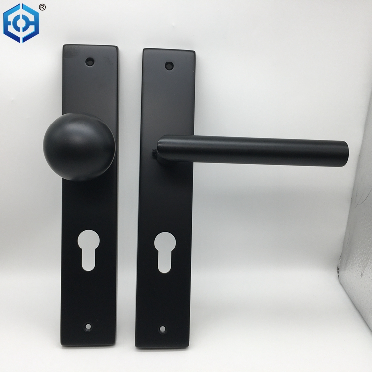 Black Stainless Steel Internal Door Handles And Best Door Knobs