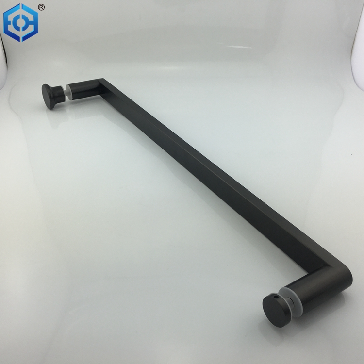 Gun Black Stainless Steel Pull Handle Bathroom Glass Door Handle Buy