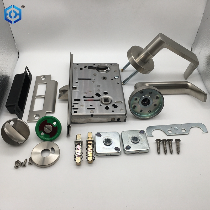SS304 ANSI Grade 1 American Style Door Lock for Washroom