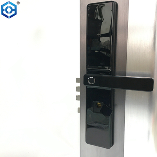 Black Smart Electronic Home Security Biometric Digital Door Lock