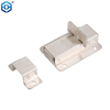 Stainless Steel Door Latch Slide Barrel Door Lock Sliding Catch Bolt Latch for Bathroom Bathroom Toilet 