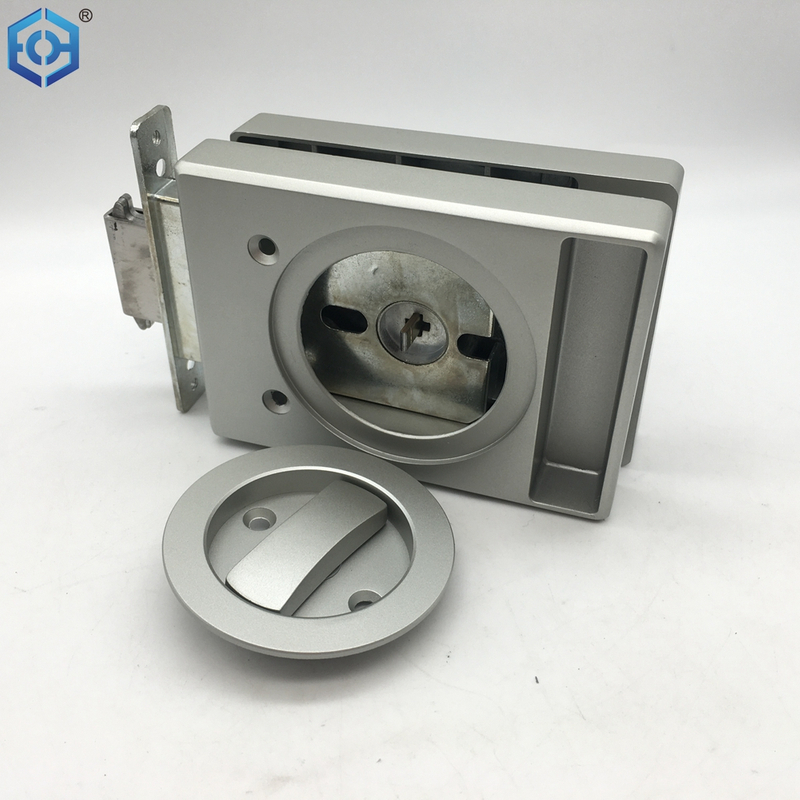 Extremely Narrow Frame Indoor Bathroom With Key Shifting Door Lock 16 Narrow Side Glass Door Lock