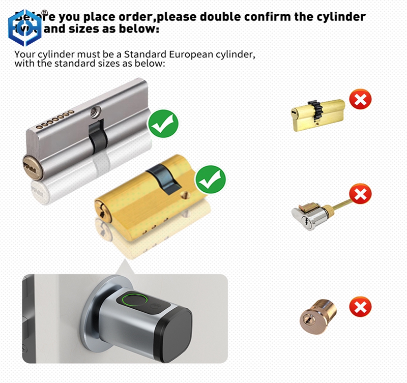 double cylinder deadbolt smart lock