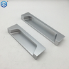 Silver Aluminum Finger Edge Pull Embedded Invisible Concealed Handle for Wardrobe