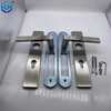 Stainless Steel Bathroom Swing Door Lock Handle Double Sided Long Plate Type Door Handle