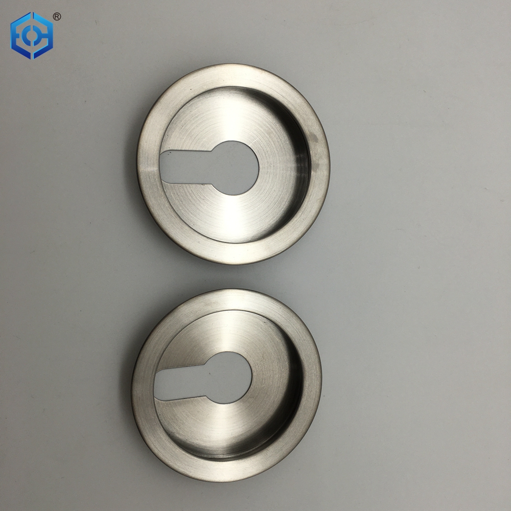 Stainless Steel Easy Install Entrance Mortise Sliding Door Lock With Round Concealed Handle