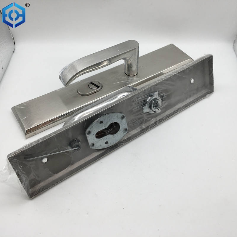 Satin Nickel Stainless Steel Exterior Entry Door Lock Sets