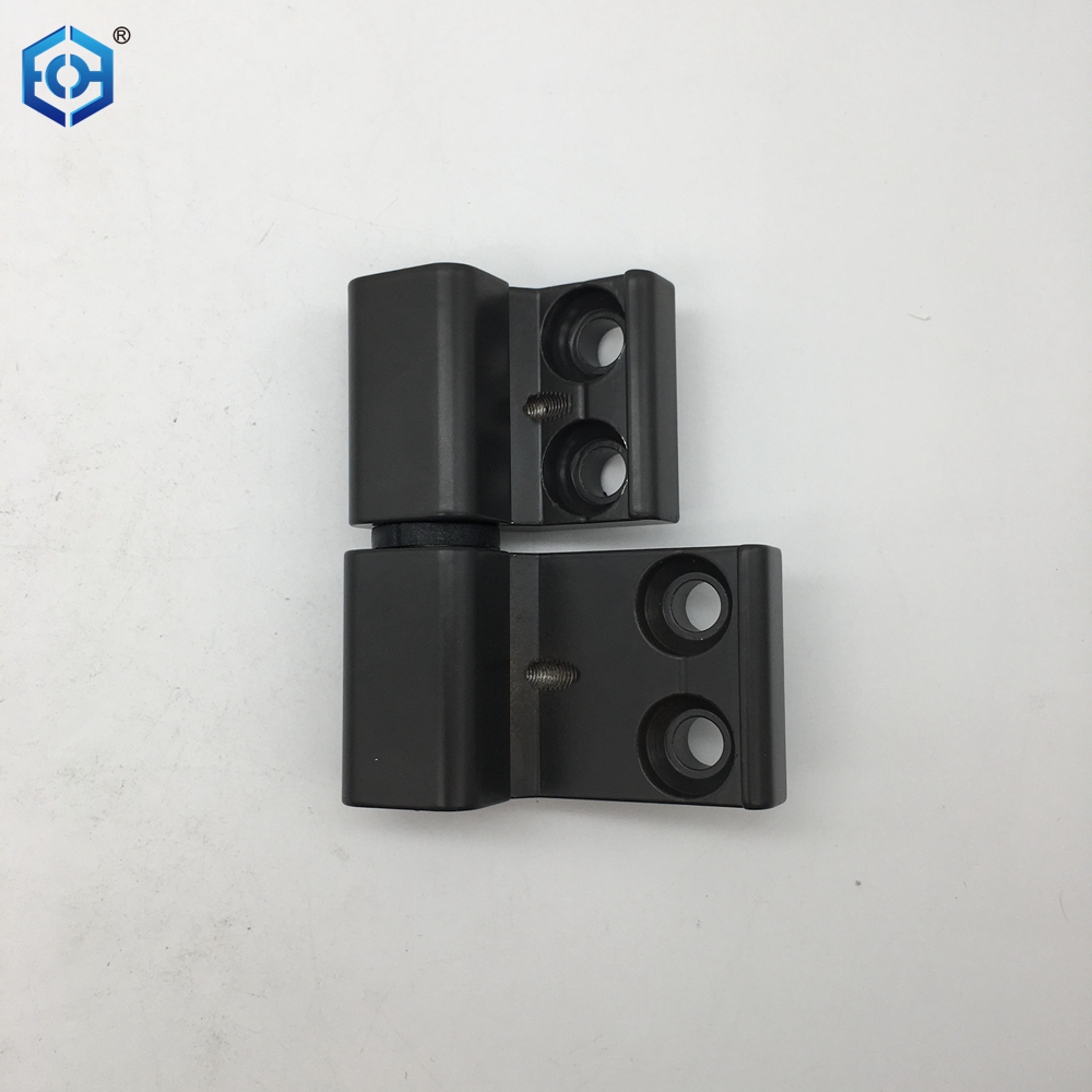 Black Aluminum Alloy Door And Window Hardware Casement Window Hinges Broken Bridge PVC Door Hinges