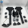 Black Zinc Alloy 3D Adjustable Self-Closing Concealed Hinge 150kg