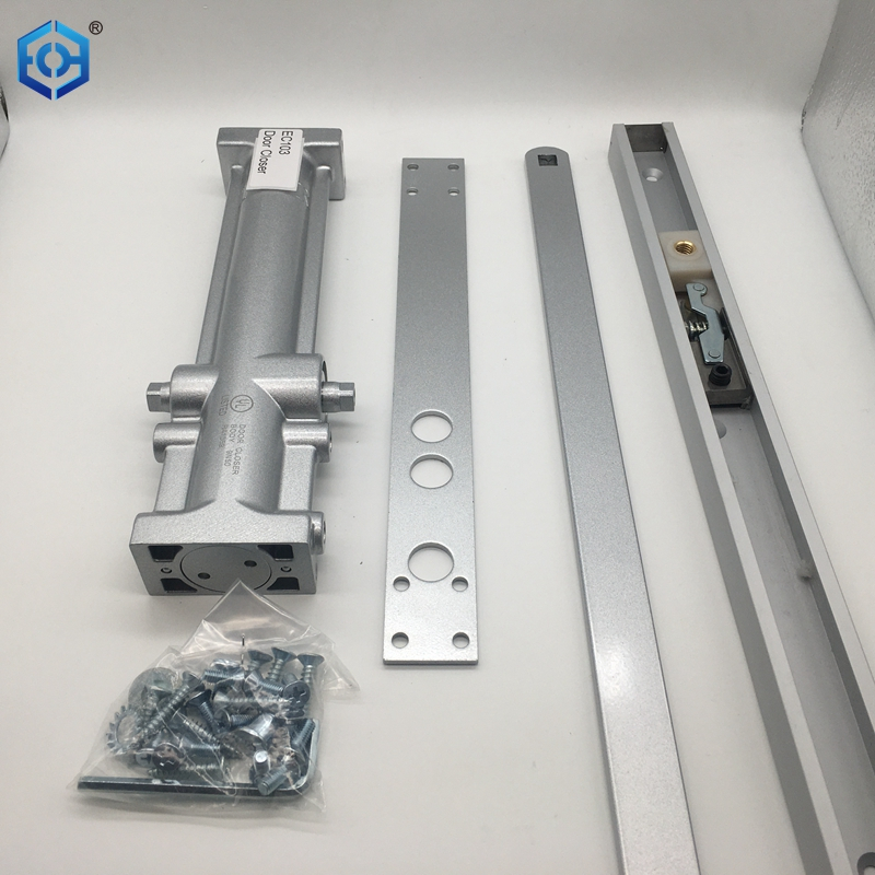 Concealed Overhead Door Closer Fire Rated For Glass Door Size 2-4 Adjustable