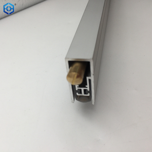 Surface Mounted Aluminum 36" Long Automatic Door Bottom Seal Under Door Seal with Double Neoprene Seal 
