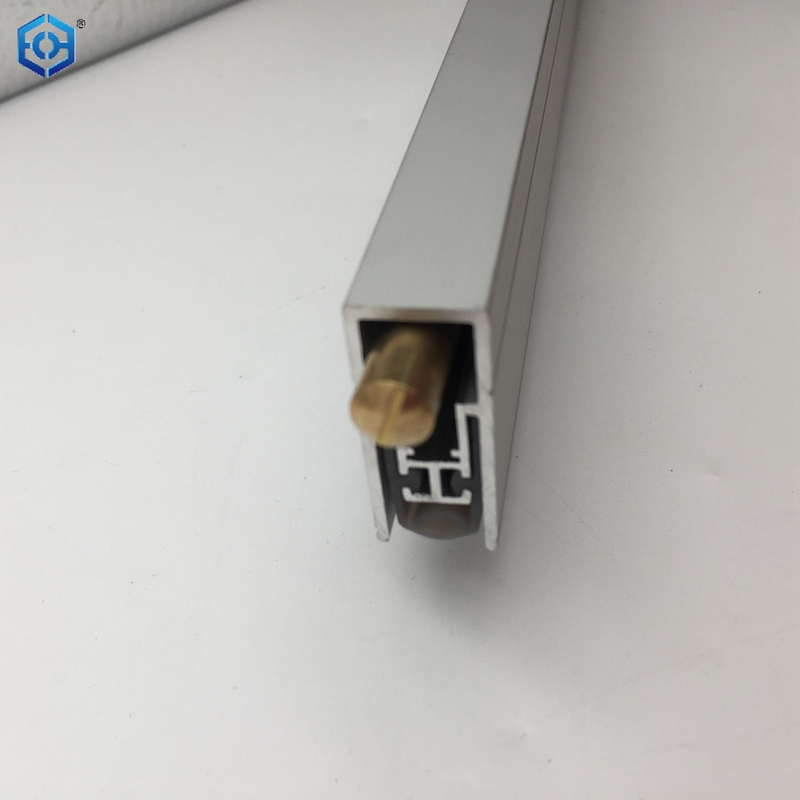 Surface Mounted Aluminum 36" Long Automatic Door Bottom Seal Under Door Seal with Double Neoprene Seal 