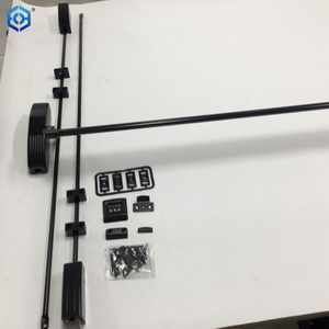 CE Certificate Fire Rated Metal Door with Panic Bar Mortise Lock Emergency Exit Device