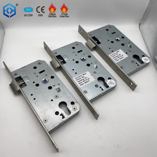 CE En 12209 Stainless Steel Fire Rated Passage Door Latch Mortise Lock