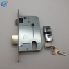 Cerraduras De Seguridad De Alta Prestación Silver Mortise Lock for Wooden Doors Backset 55mm Axes 72mm with Oval Lock Cylinder
