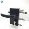 Black Stainless Steel Small Surface Mounted Ornamental Palisade Gate Lock