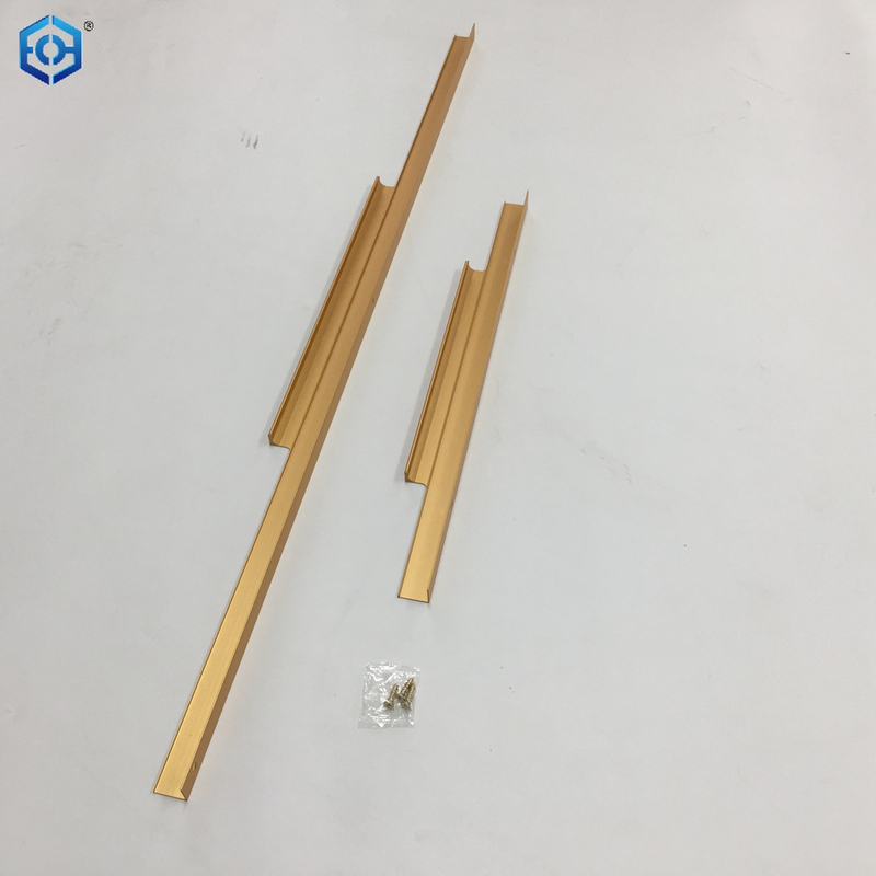 Custom Aluminium Door Knob Pull Handle Extruded Aluminum Drawer Pulls Cabinet Handle