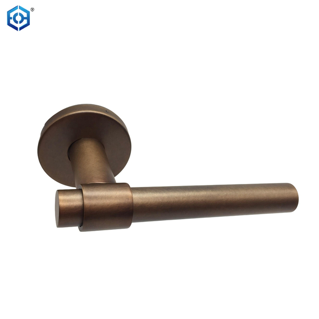 Special Finishes Modern Antique Bronze Stainless Steel Interior Door Lever Handle Lock Set