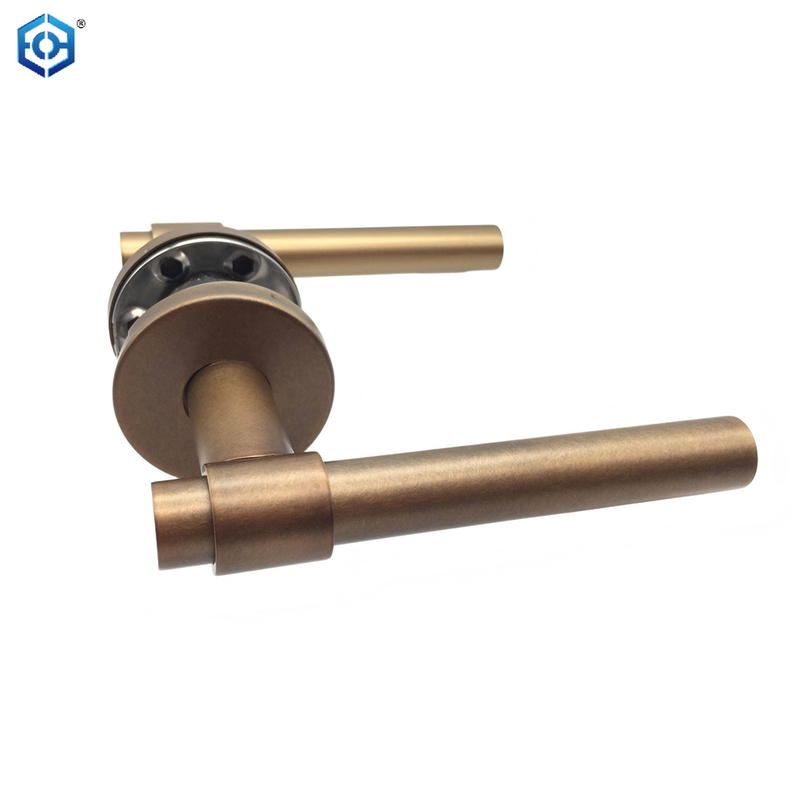 Special Finishes Modern Antique Bronze Stainless Steel Interior Door Lever Handle Lock Set