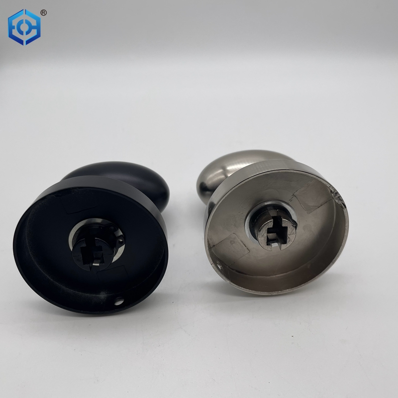 Passage Interior Door Knob Single Or Double Side Zinc Alloy Keyless Round Doorknob Lock