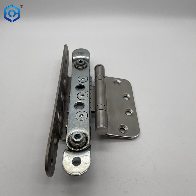 Stainless Steel 3D Adjustable Punching Self-Lubricating Mute Silent Door Hinge