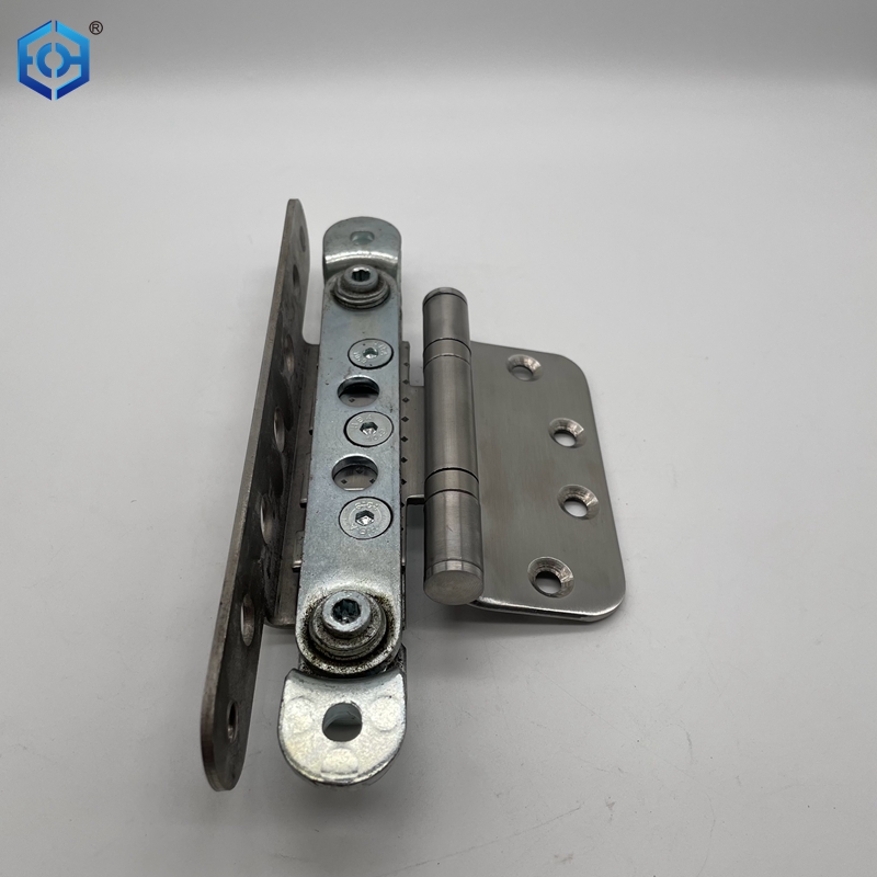 Stainless Steel 3D Adjustable Punching Self-Lubricating Mute Silent Door Hinge