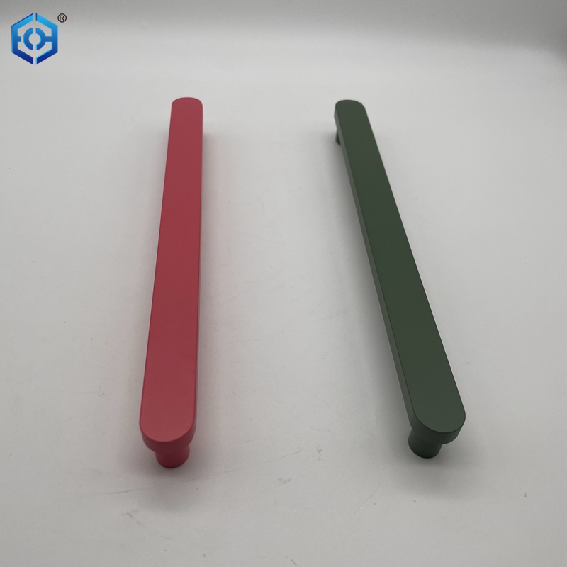 Colorful Aluminum Knob Drawer Pulls Cabinet Door Handle Dresser Pull Handles