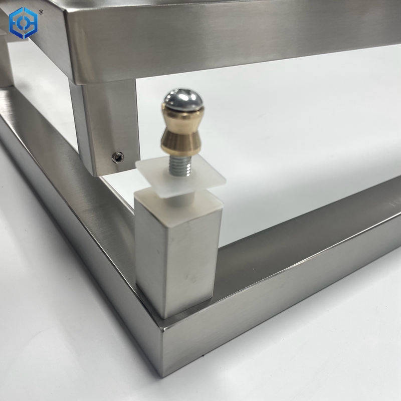 square glass door handle