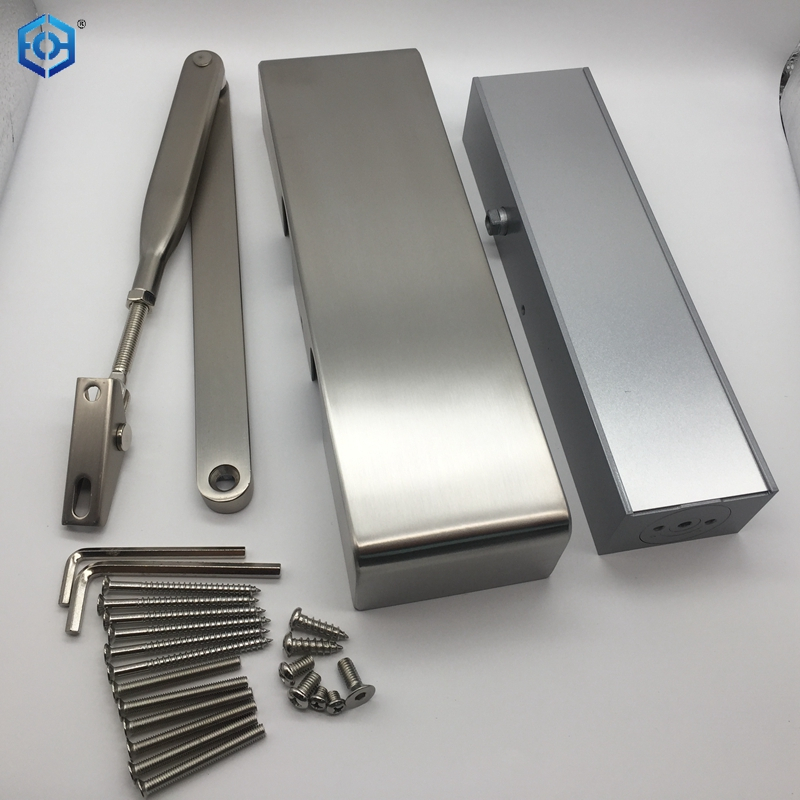Surface Mounted Stainless Steel Support Arm Stainless Steel Cover Door Closer