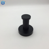 Matte Black 4 Pieces Bath Hardware Set with 24 in Towel Bar Toilet Paper Holder Hand Towel Holder Hook