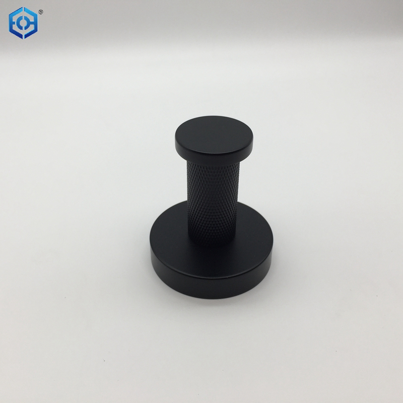 Matte Black 4 Pieces Bath Hardware Set with 24 in Towel Bar Toilet Paper Holder Hand Towel Holder Hook