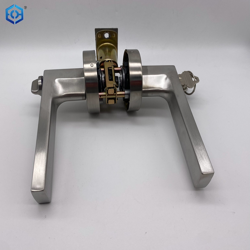 Stainless Steel Keyed Entry Grade 2 Commercial Door Locks Heavy Duty Office Door Lever