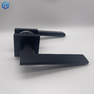 New Design Black Matt Aluminum Universal Modern Interior Door Handles 