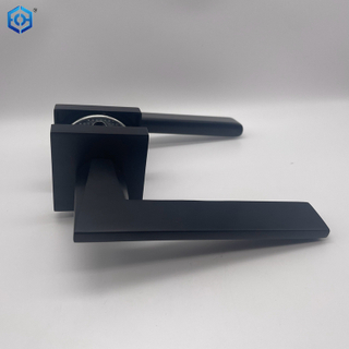 New Design Black Matt Aluminum Universal Modern Interior Door Handles 