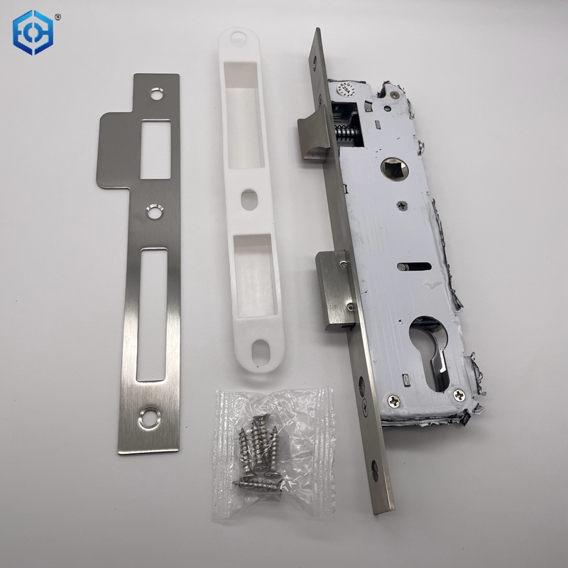 Password Fingerprint Lock Adjustable Doorknob Silver Waterproof For Apartmen