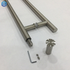 Brushed Stainless Steel 52-7/8" Designer Locking Ladder Pull Handle 