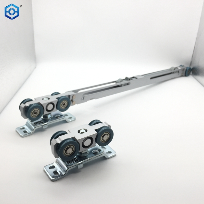 Hydraulic Both Way Soft Closing Sliding Wooden Door Roller Max Capacity 80kg