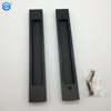 Black Zinc Alloy Long Sliding Concealed Door Flush Pull Handle