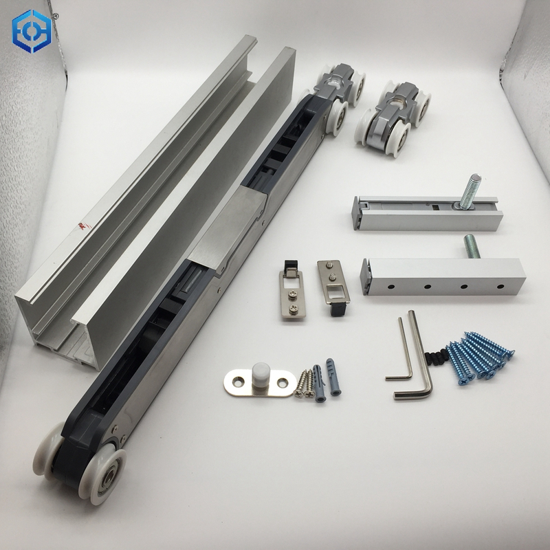 Soft Closing Heavy Duty Premium Sliding Door Roller Kit for 100-150kg Wooden Door