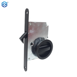 Satin Nickel Finish Zinc Alloy And Steel Pocket Sliding Door Lock