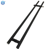 Black Wholesale Round Stainless Steel Glass Door Locking Pull Handle Lock