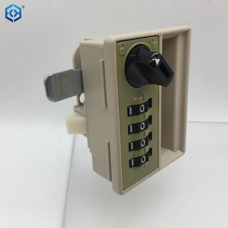Security Plastic 4-Digit Code Mechanical Keyless School Locker Combination Lock
