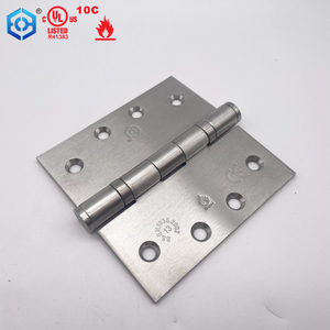 UL Fire Resistance Door Hardware 4.5 Inch Stainless Steel 2 Ball Bearing Commercial Heavy Duty Door Hinges